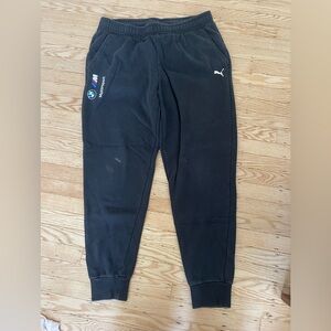 Puma BMW Black Joggers